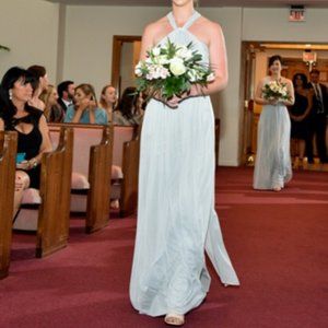 David's Bridal Convertible Chiffon Dress
